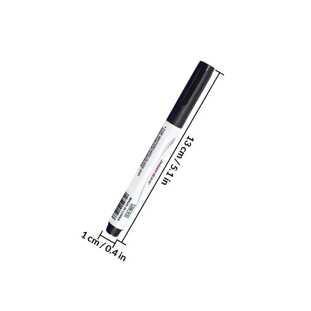 12Pcs 물에 뜨는 화이트보드 마킹 펜 사무실 학교 교실 쓰기 용품을 위한 가볍고 부드러운 잉크