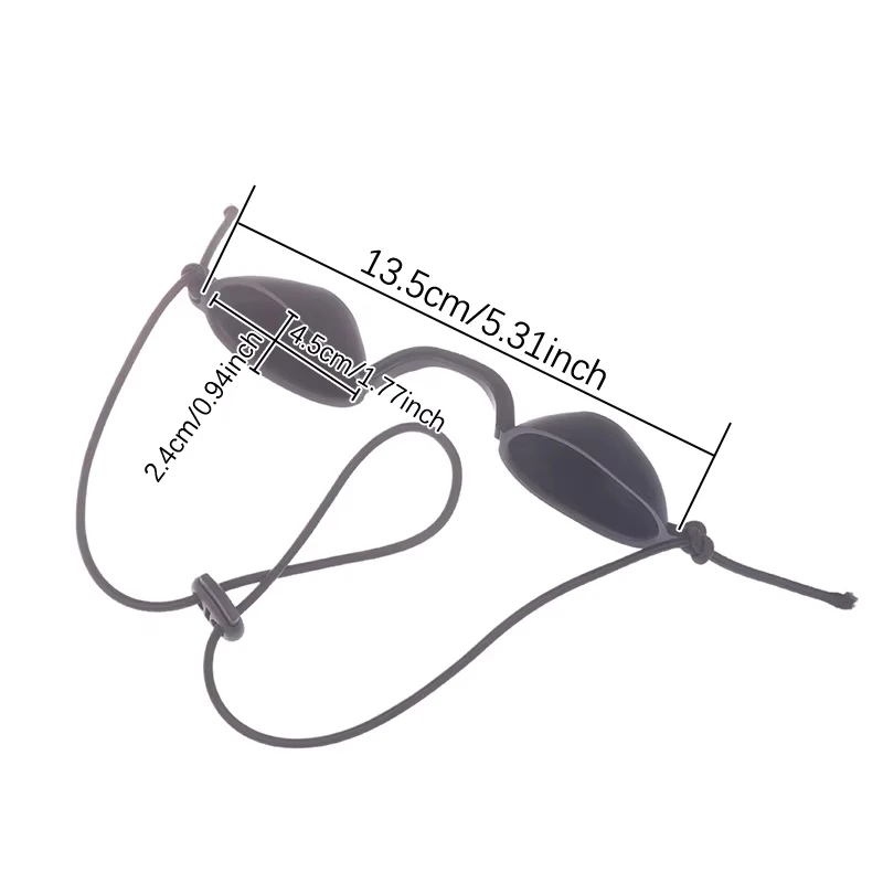 Laser Beauty Instrument Eye Mask Goggles Photon Rejuvenation Eye Mask Sunbathing Sun Shading Thickened Silicone Cover