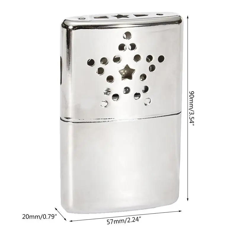 Portable Refillable Hand Warmers Reusable Pocket Warmer Hand Heaters With Flannel Bag Winter Fishing Heating Equipment 6