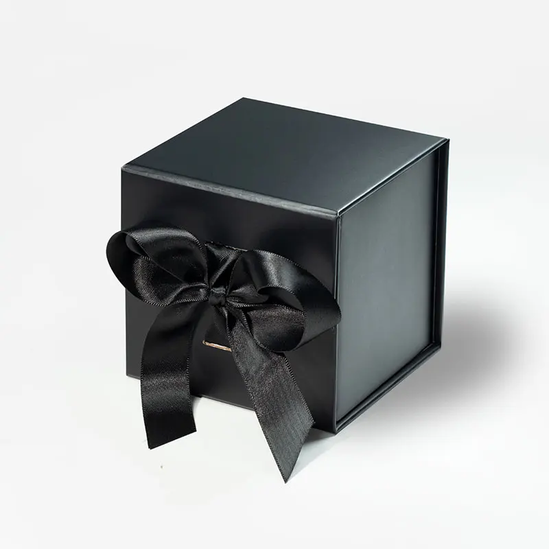 지오토박스 9.5x9.5x9.5cm | 8.6x8.6x8.9cm XS 큐브 크기 자석 마감 접이식 선물 상자 선물용 포장