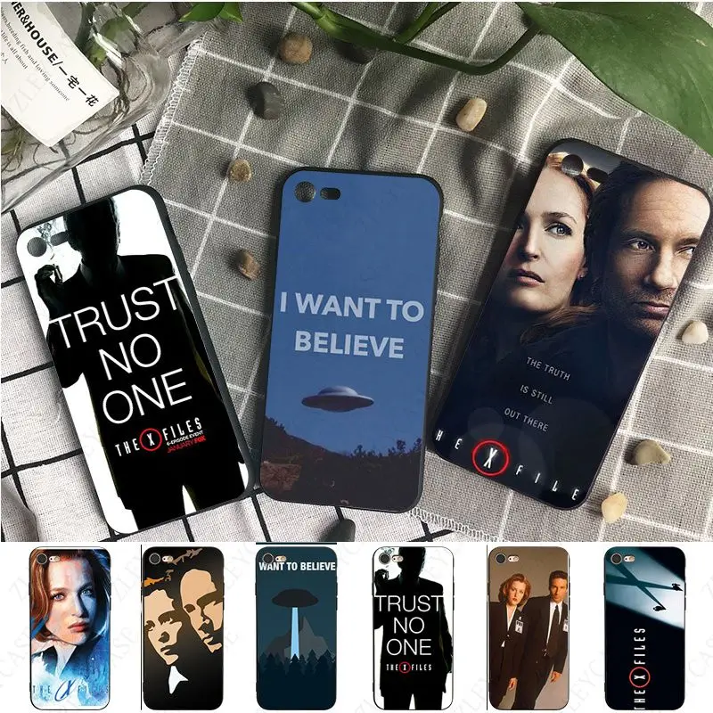 The X Files I Want To Believe Cover Per Telefono Per Iphone 15Pro Max 13Pro 7 8Plus Xs Xr 14Plus 11Pro 12Pro Max 13Mini Se 2020 Custodie