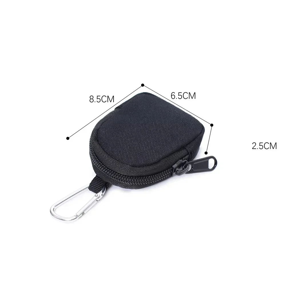 Mini Tactical EDC Pouch Key Wallet Holder Men Coin Purses Pouch Bag Keychain Zipper Pocket Outdoor Car Keys Earphone Storage Bag, camping storage bag