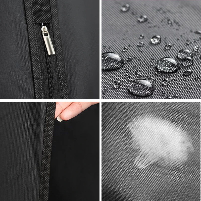 Dustproof Cloth Cover Bags With Zipper Wedding Dress Suit Coat Home Wardrobe Storage clothes storage bag clothing dust cover garment covers wedding dress dust cover
