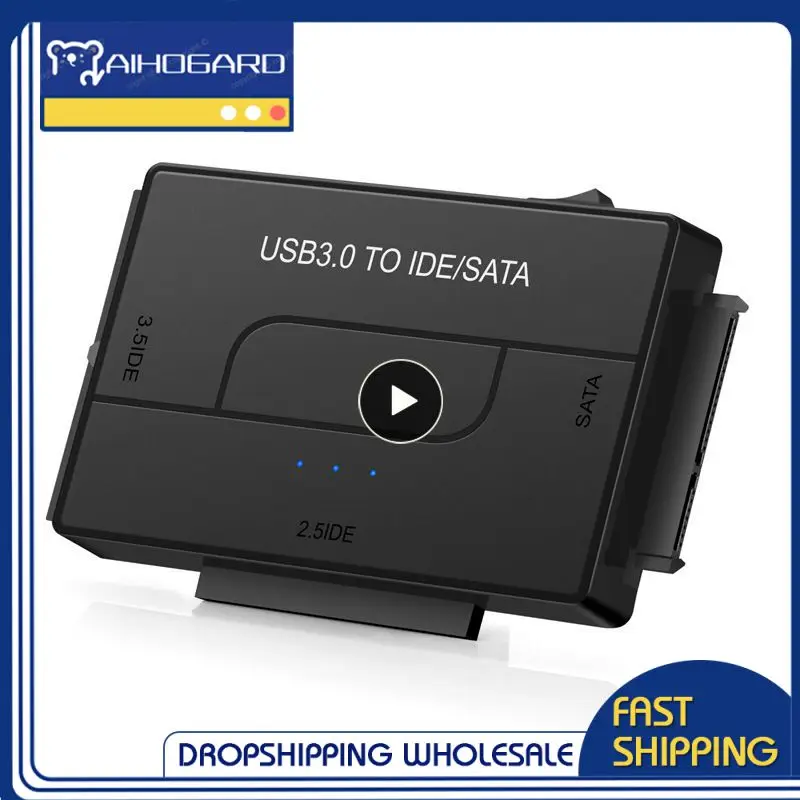 

Высокоскоростной адаптер SATA-USB IDE, 5 Гбит/с, USB 3,0, кабель Sata 3 для жестких дисков 2,5, 3,5, HDD, SSD, конвертер, адаптер IDE SATA