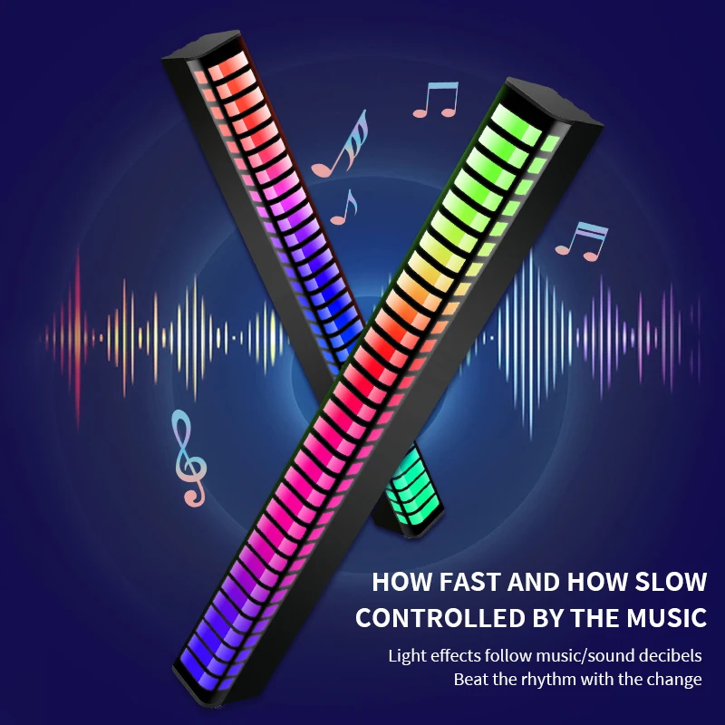 LED Light RGB Sound Control Car