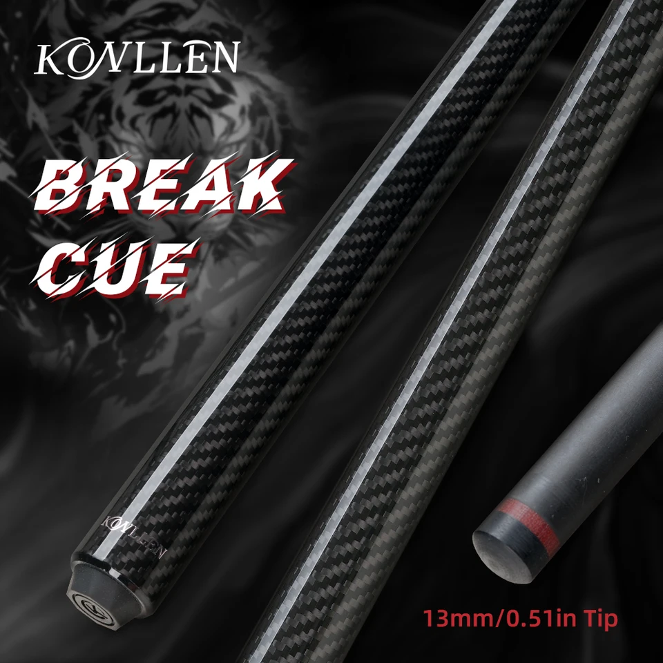 Konllen-ブレイクプールキュースティック、カーボンファイバーシャフト
