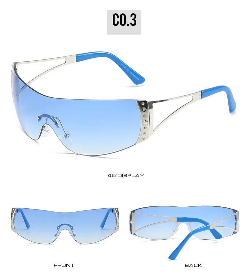 2000S Retro One Piece Sunglass Women Men  Oversized Wrap Around Sun Glass UV400 Ladi 2022 New Fashion Eyewear_voghion.com