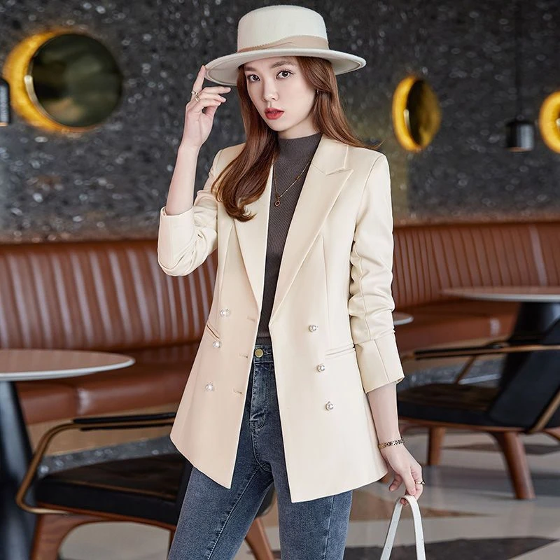 

New Spring Autumn Women's Blazers Slim Fit Fashion Suit Slimming Elegance Jackets Casual Versatile Coat Outwear for Office Lady