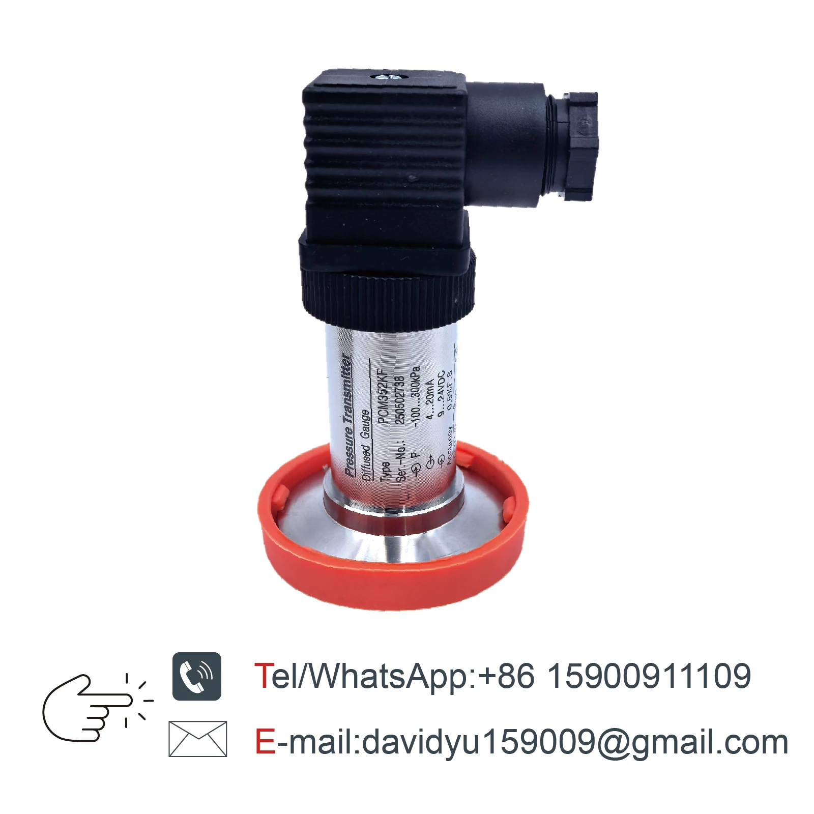 Clamp Pressure Transmitter Tri-Clamp Hygienic Pressure Sensor Sanitary Food Grade Stainless Steel Transmitter