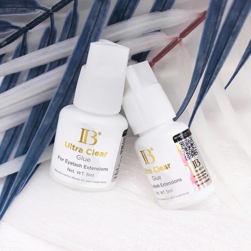 1 Bottle Original IB Super Plus Glue for Eyelash Extensions 5ml Korea Professional IB Gold Wine Red Cap Glue Makeup Tools Shop 6