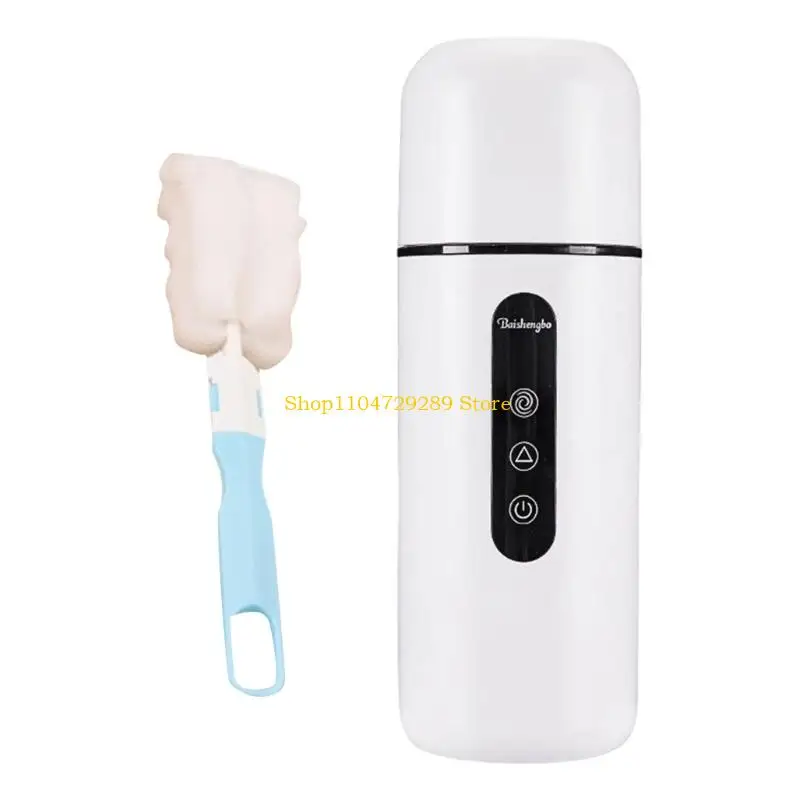 D8KE 500ml 자동차 가열 케틀 누출 방지 디자인 커피 및 음료를 쉽게 휴대 할 수 있습니다.