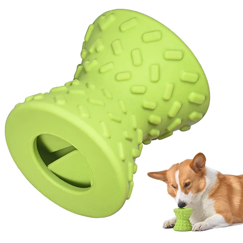 Benepaw 공격적인 씹는 동물용 음식 분배 개 장난감, 무독성 천연 고무 치료 누출 애완 동물 장난감, 강아지 뼈 놀이 게임 7