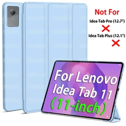 Compact 11 - inch Soft Foldable Tablet Case with Auto Sleep/Wake and Anti - drop Protection for Idea Tab 11 (Light Blue)