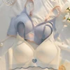 Versatile Seamless Bras with One Piece Design Soft Comfortable no Underwire Push Up and Sag Resistant Fit Suitable All Day Wear 3
