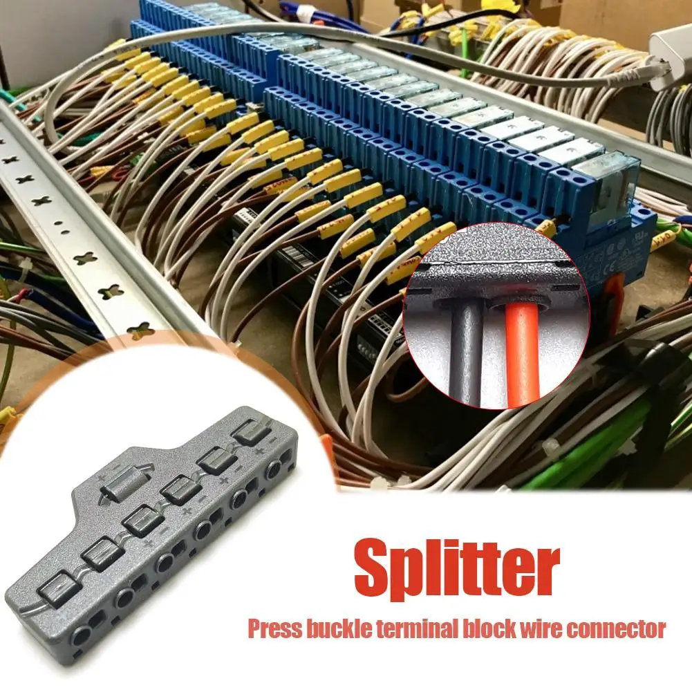 

Wire Connector Distribution Fast Quick LED Lights Safe Terminal Durable Block Cable Splitter Supplies DIY Toy