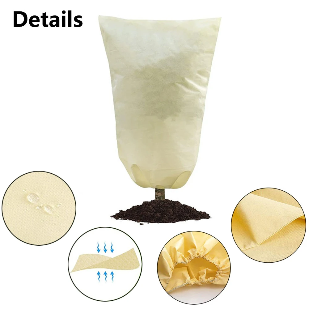 Reusable Plants Frost Protection Cover Winter Warm Cover for Outdoor Yard Garden Plants Small Tree Plant Winter Protection Bag