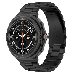 Luxury Stainless Steel Bracelet Band for Smartwatch - Premium Watch Strap Accessory (Black)