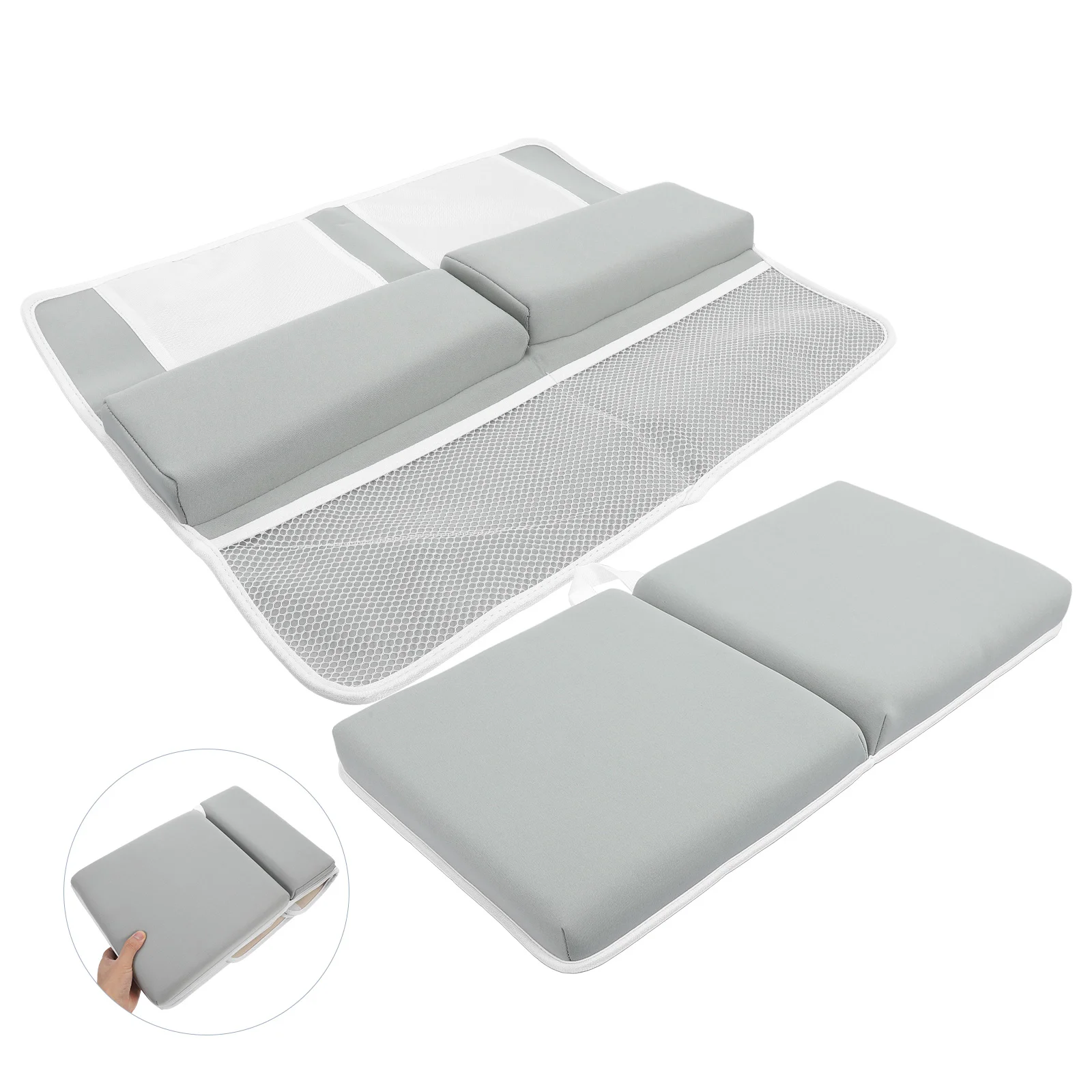 1 Set Non Slip Bath Mat Padded Knee Mat Elbow Rest Pad Bath Kneeler Tub Bathing Mats Baby Care Shampoo Cap Bathtub Sponge