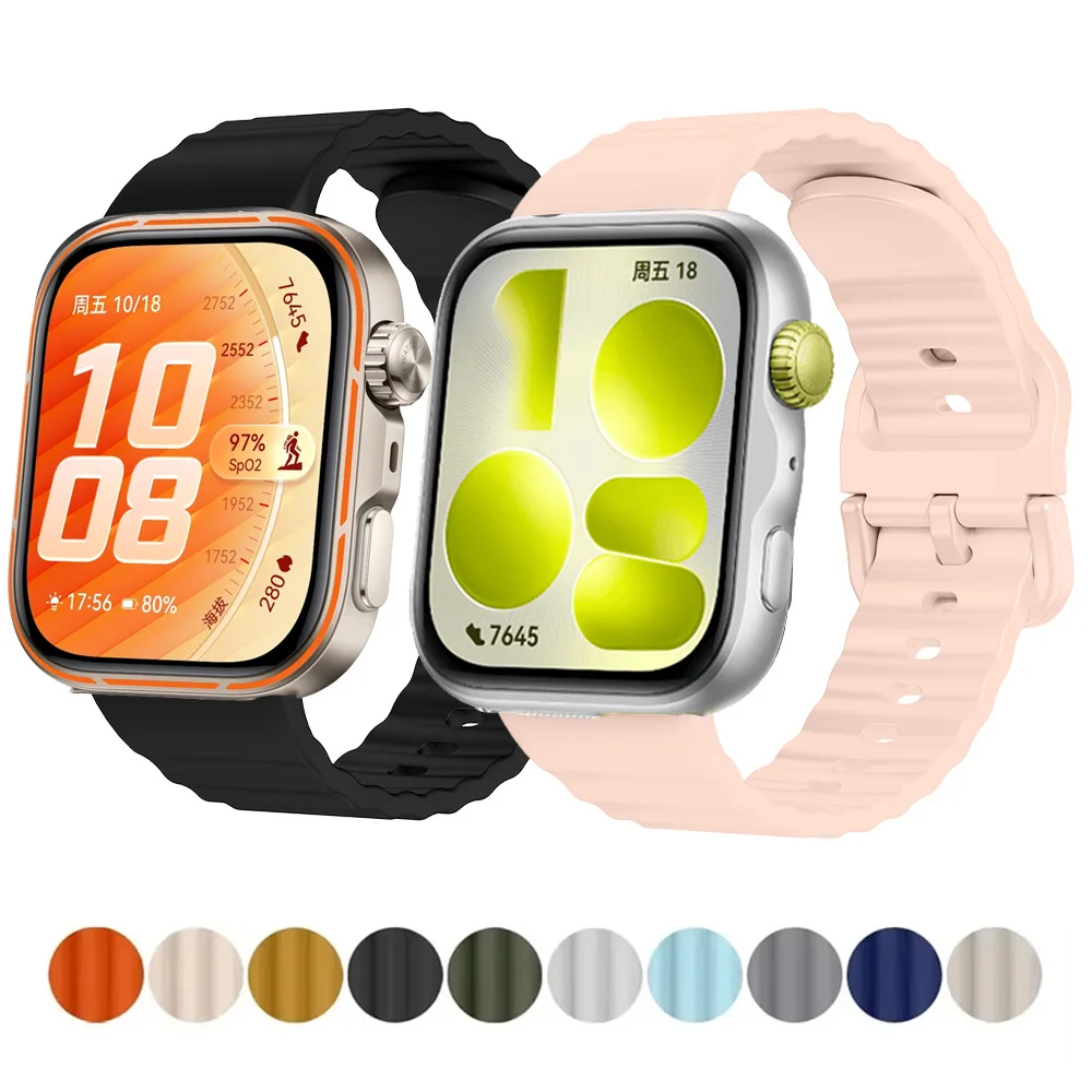 Silicone Sport Strap - Soft Replacement Bracelet Accessories