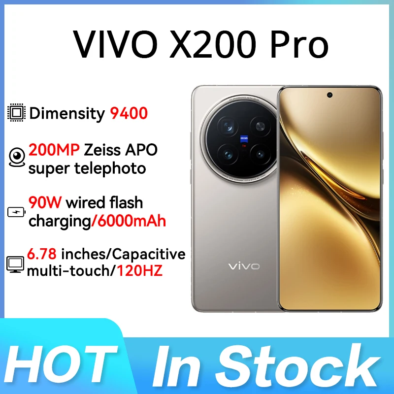 Original Vivo X200 Pro Mobile Phone 6.78