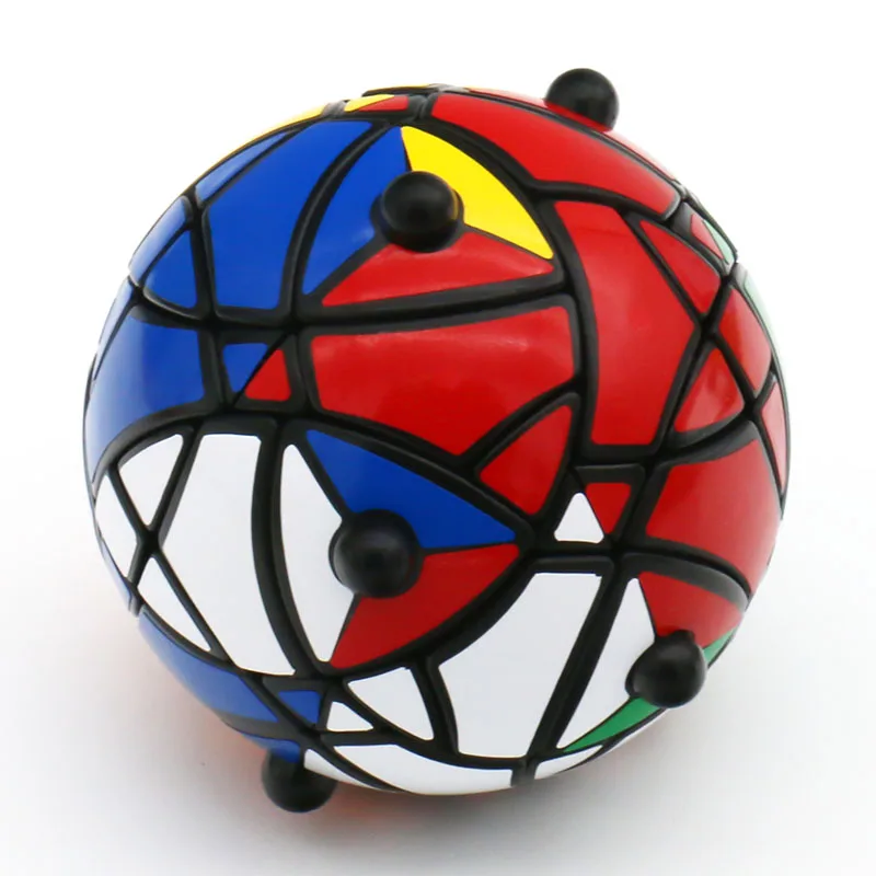 MF8 Mini Helicopter Ball Strange-Shape Magic Cube Twisty Puzzle Black Original Plastic Body Limited Edition Children Adult Toy 6