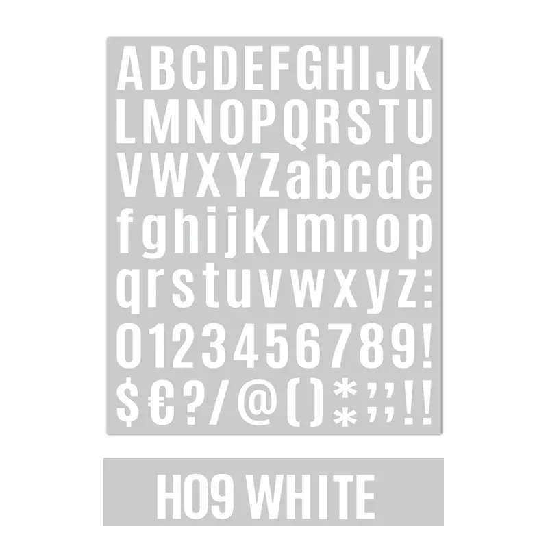 H09 White