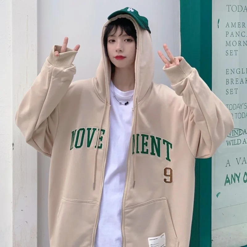 

Hoodies Women Casual Print Hoody Retro Flame Y2k Clothes Men Jacket Men Casual New Outwear Loose Harajuku Flame Embroidery