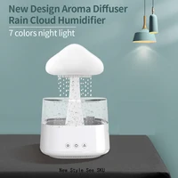 Bluetooth speaker, cloud rain humidifier, colorful mushroom cloud rain drops, aromatherapy, bedroom, study, Christmas gifts 1