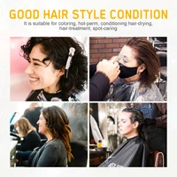 Sèche-cheveux professionnel sur roulettes avec capot rotatif, minuterie et réglage de la température, outil de coiffure, prise UE 2
