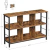 Cube Shelf, Console Table, TV Stand with 6 Storage Cubes, Living Room, Bedroom,13 x 47.2 x 31.5 Inches Industrial Design 4