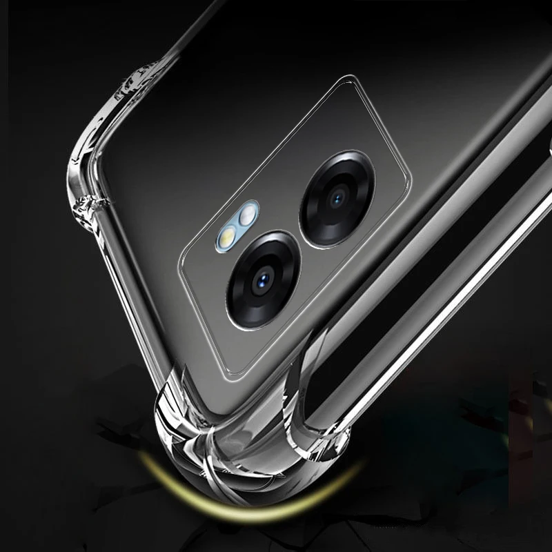 Shockproof Clear Silicone Phone Case - Transparent Back Cover