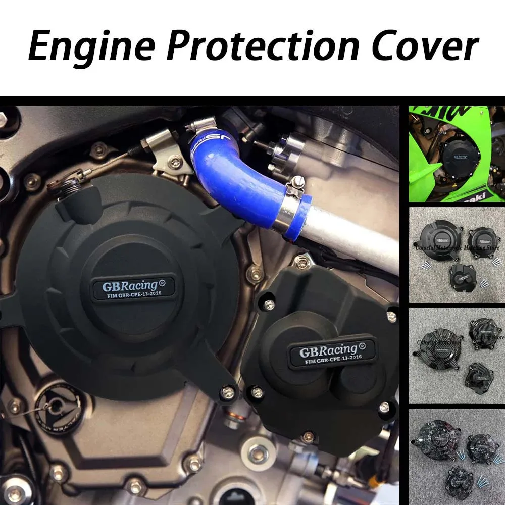 ZX10R Motorcycles Engine Cover For Kawasaki ZX-10R ZX 10R 2011- Secondary Protection Engine Cover Set
