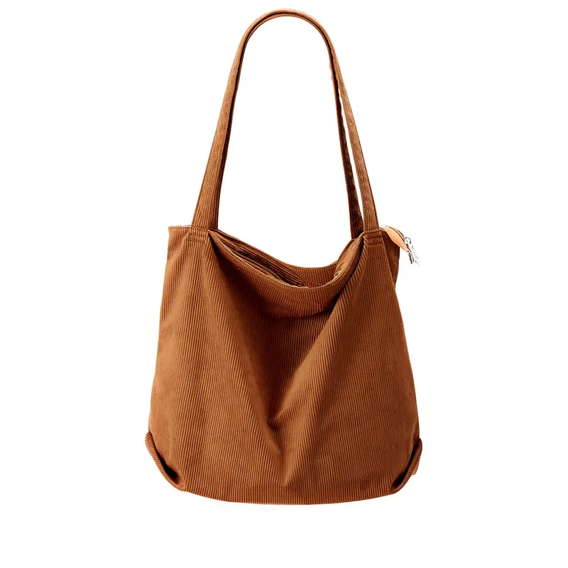 Bolso Blanco Mujer Bolso Tote Pana Grande 55x40cm Multiusos Y