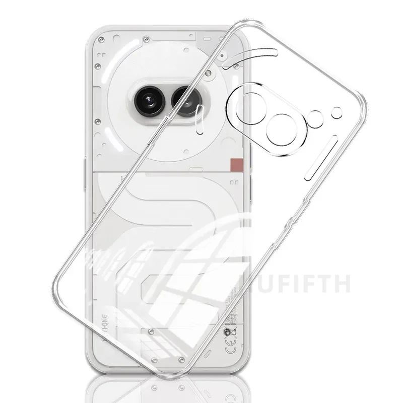 Clear Shockproof Silicone Phone Case - Fashionable Protective Back Cover