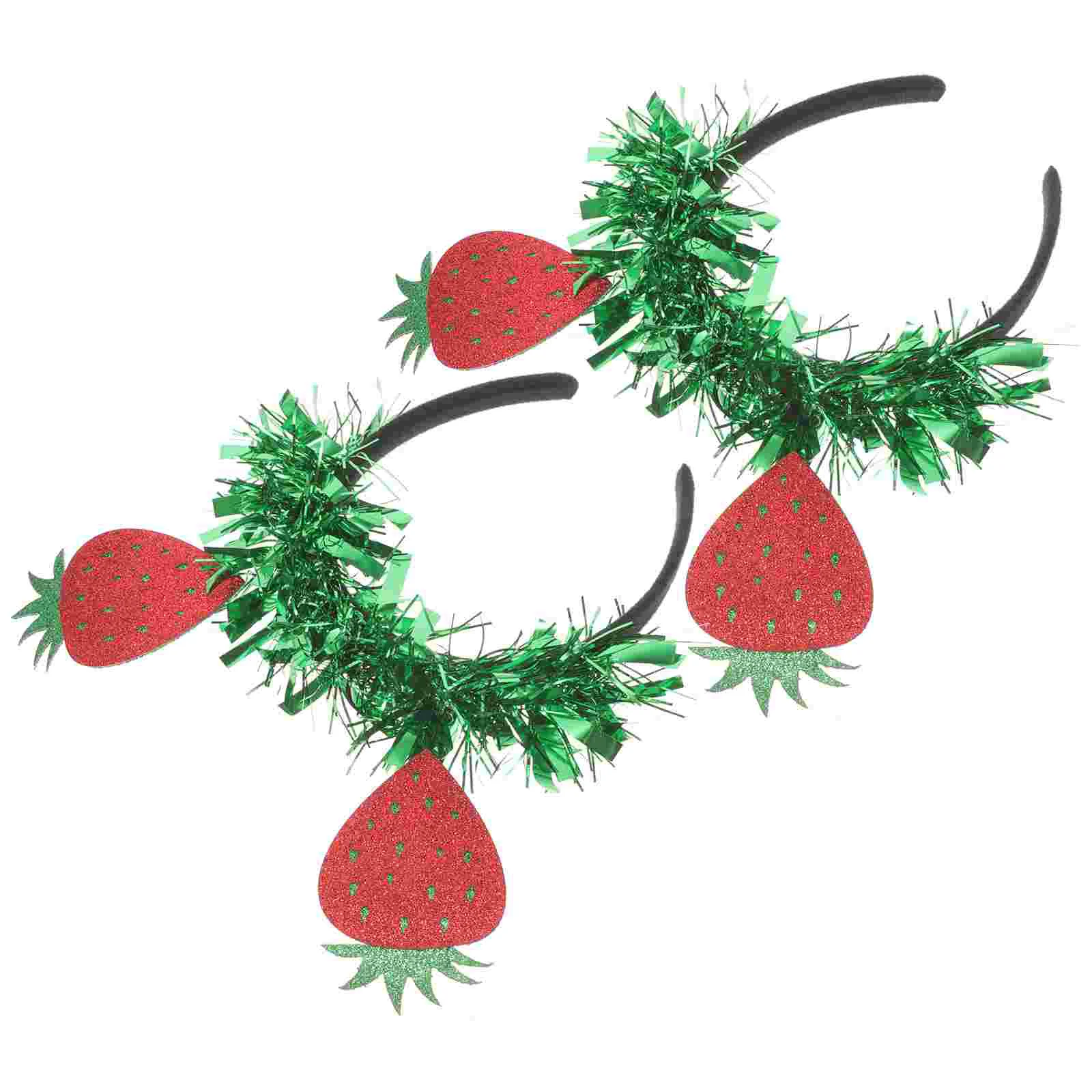 

Amosfun Fruit Headbands for Girls: Cute Strawberry Design for Summer and Hawaiian Parties