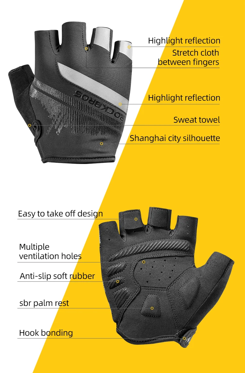 Cycling Gloves Sports Shockproof - Image 9