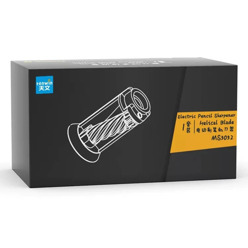 TENWIN 교체 나이프 홀더, 전기 연필 숫돌, 헬리컬 스페어 블레이드 도구 홀더, 자동 그라인더, 사무용품