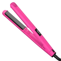 LISAPRO Original Ceramic Hair Straightening Flat Iron  1" Plates |Black  Professional Salon Model Hair Straightener & Curler 1