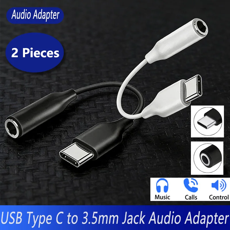 USB Type C to 3.5mm Audio Adapter - Premium Headphone Cable Converter by Samsung