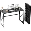 Folding Desk Writing Computer Desk for Home Office, No-Assembly Study Office Desk Foldable Table 1