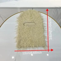 Балаклава, потертая вязаная лыжная маска на все лицо для мужчин и женщин, шапки-бини, камуфляжные зимние теплые шапки с капюшоном, ветрозащитные шапки — изображение 6