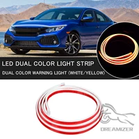 Universal 12V LED Scan Starting Car Hood Decorative Lamp Car Daytime Running Light DRL Dynamic Auto Tuning Headlight Strip - Image 2