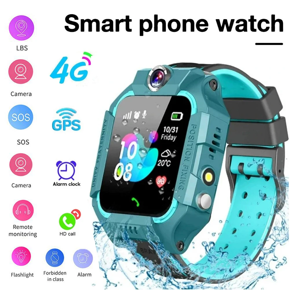 

Детские Смарт-часы с Sim-картой, водонепроницаемые