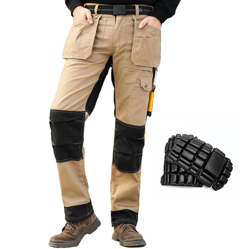 Lightweight Men's Workpants Durable Carpener Cargo Pants Electrician Work  Trousers Work Wear Multi Pockets Utility Work Pants - AliExpress