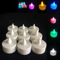 6Pcs Battery Operated LED Tea Lights Candles Flameless Flickering Weeding Decor Led Candles with Flickering Flame Candle Jar - Image 3