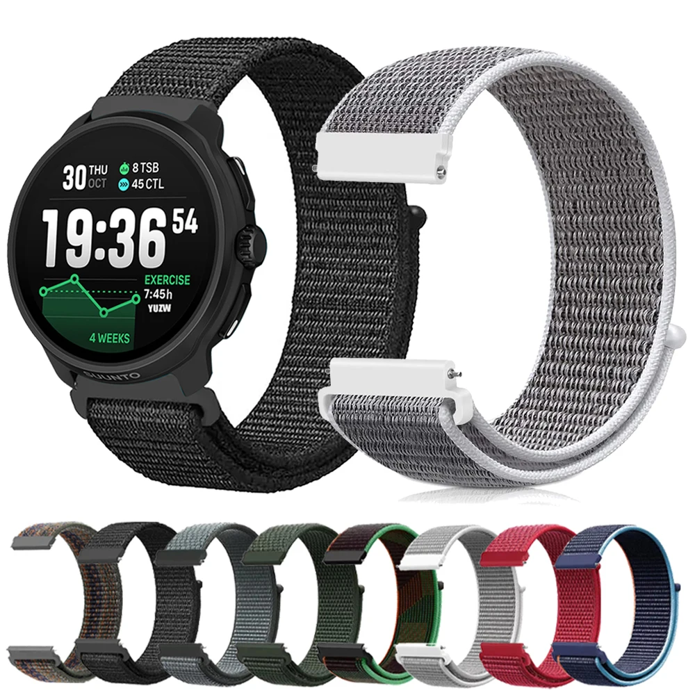 Nylon Strap Bracelet, Adjustable Sports Band, 20-22mm