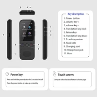S80 Language AI Translator Device with 138 Languages Voice Translating 17 Offline Translation Simultaneous Interpretation - Image 4