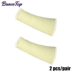 Durable Heat and Cut Resistant Forearm Sleeves for Cooking and Gardening (Yellow Arm Sleeve)