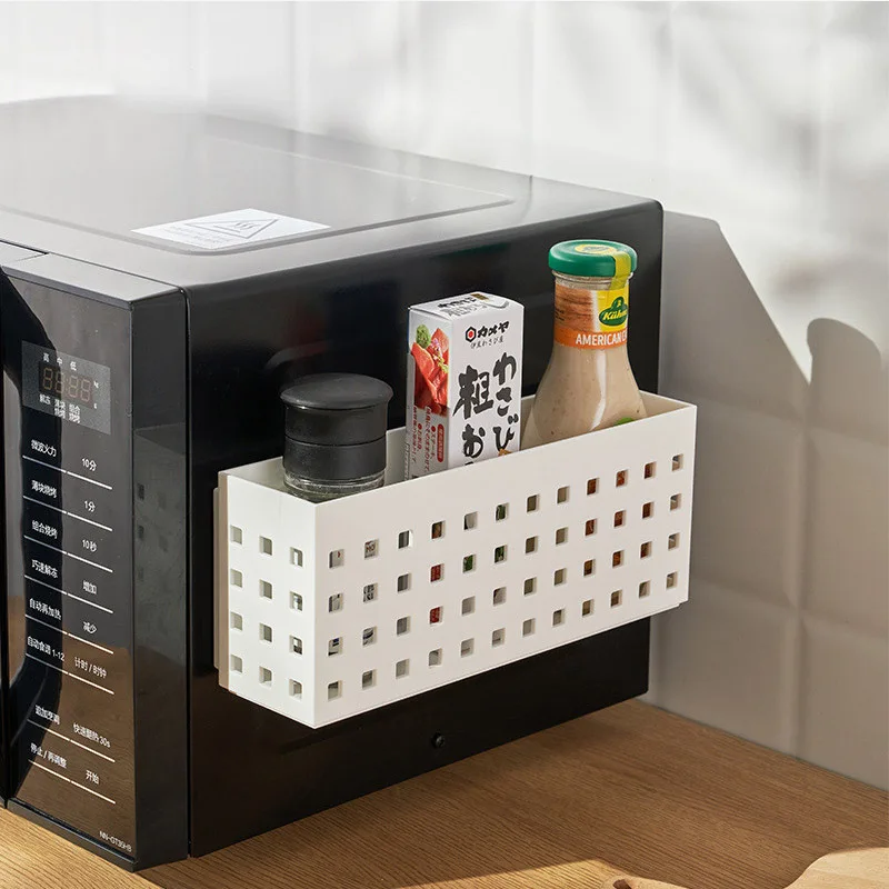 

Magnetic Adsorption Storage Box Kitchen Refrigerator Side Wall Storage Rack Space Saving Storage Rack Kitchen Organizer Pantry