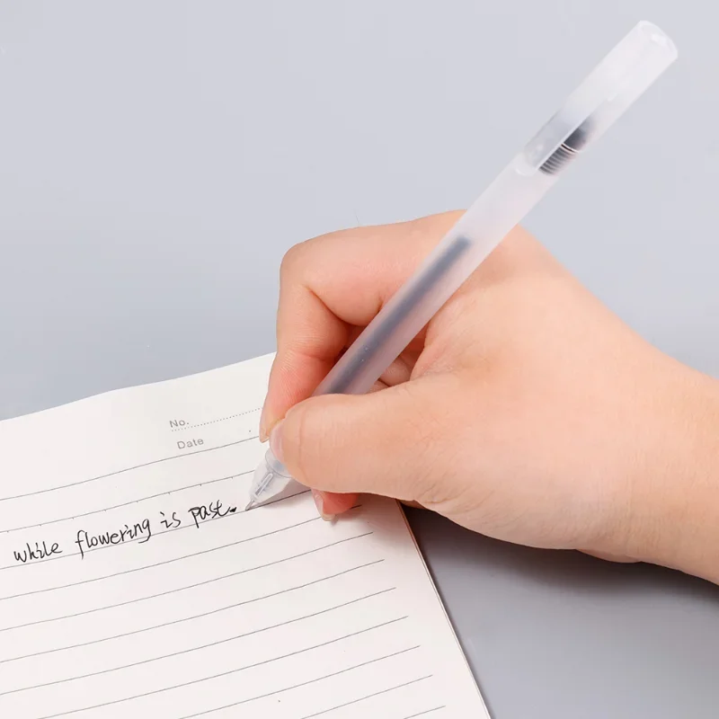 6/4/2pcs Blue Red Black 0.5mm Gel Pens Matte Case Ballpoint Pen Office Business School Student Cute Kawaii Stationery Supplies